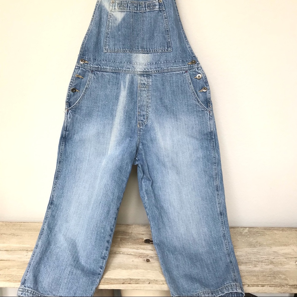 Austin Trading Co. Denim Bib Overalls L - Picture 4 of 12